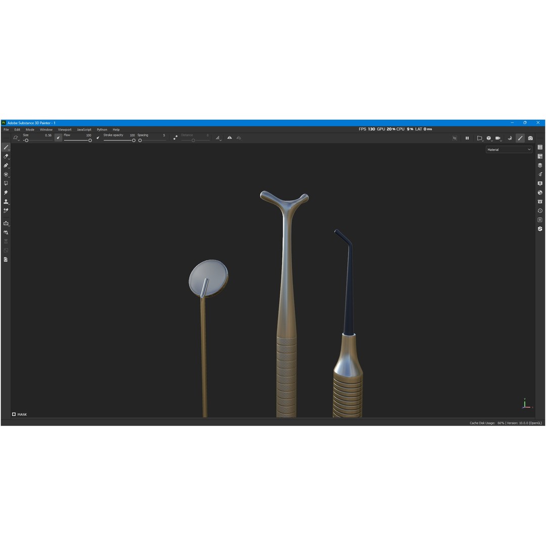 Dental Instruments 3D Model – High Quality Medical Asset, FBX, OBJ - View 34
