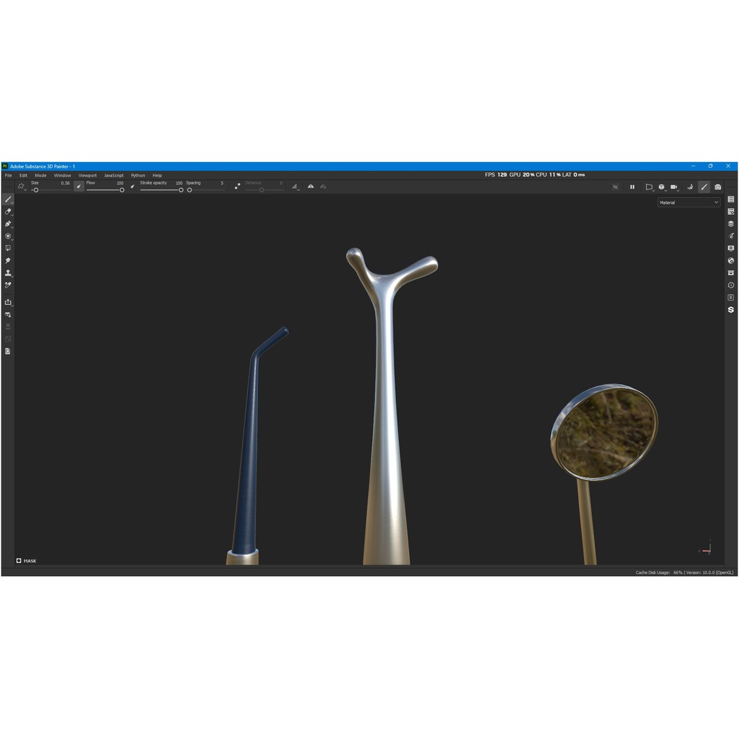 Dental Instruments 3D Model – High Quality Medical Asset, FBX, OBJ - View 35
