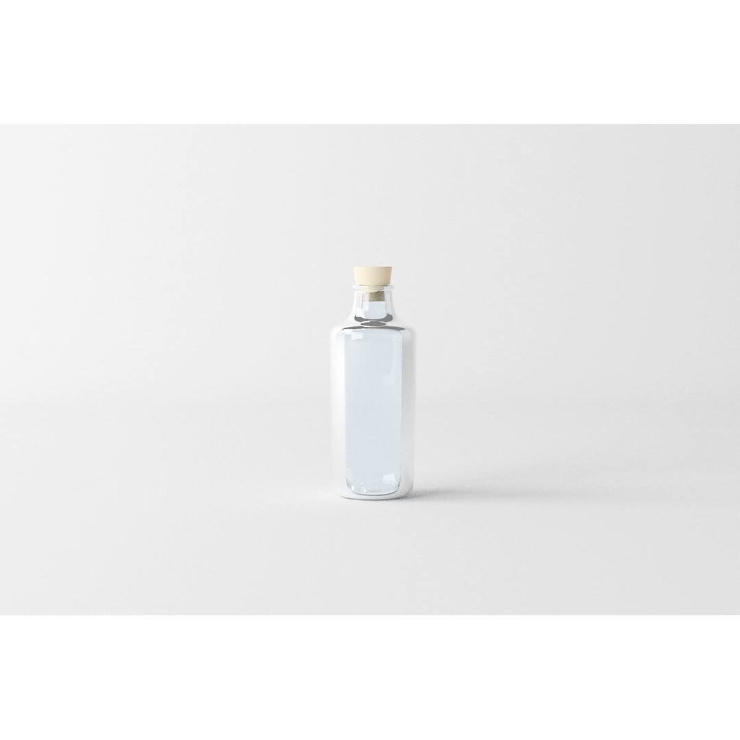 Medical Lab Bottles 3D Model – Low Poly Glassware for CG Projects - View 14