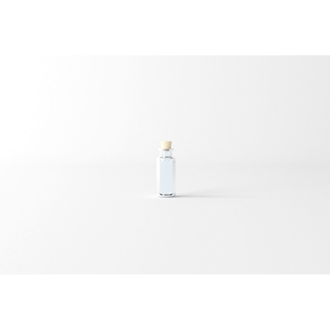 Medical Lab Bottles 3D Model – Low Poly Glassware for CG Projects - View 9