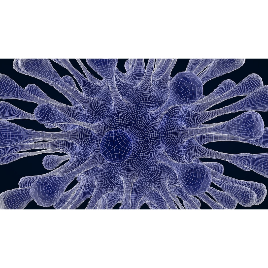 Virus 3D Model – Animated PBR Asset for Game Engines, FBX, C4D - View 10