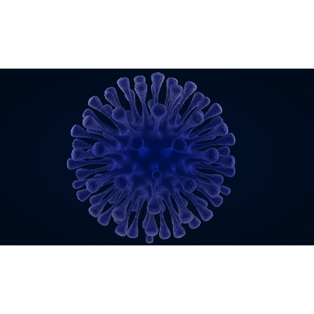 Virus 3D Model – Animated PBR Asset for Game Engines, FBX, C4D - View 4