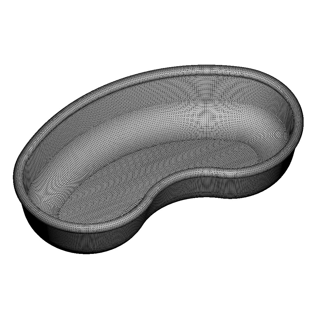 Plastic Surgical Kidney Tray 3D Model – High Poly Game Asset, FBX, OBJ - View 6
