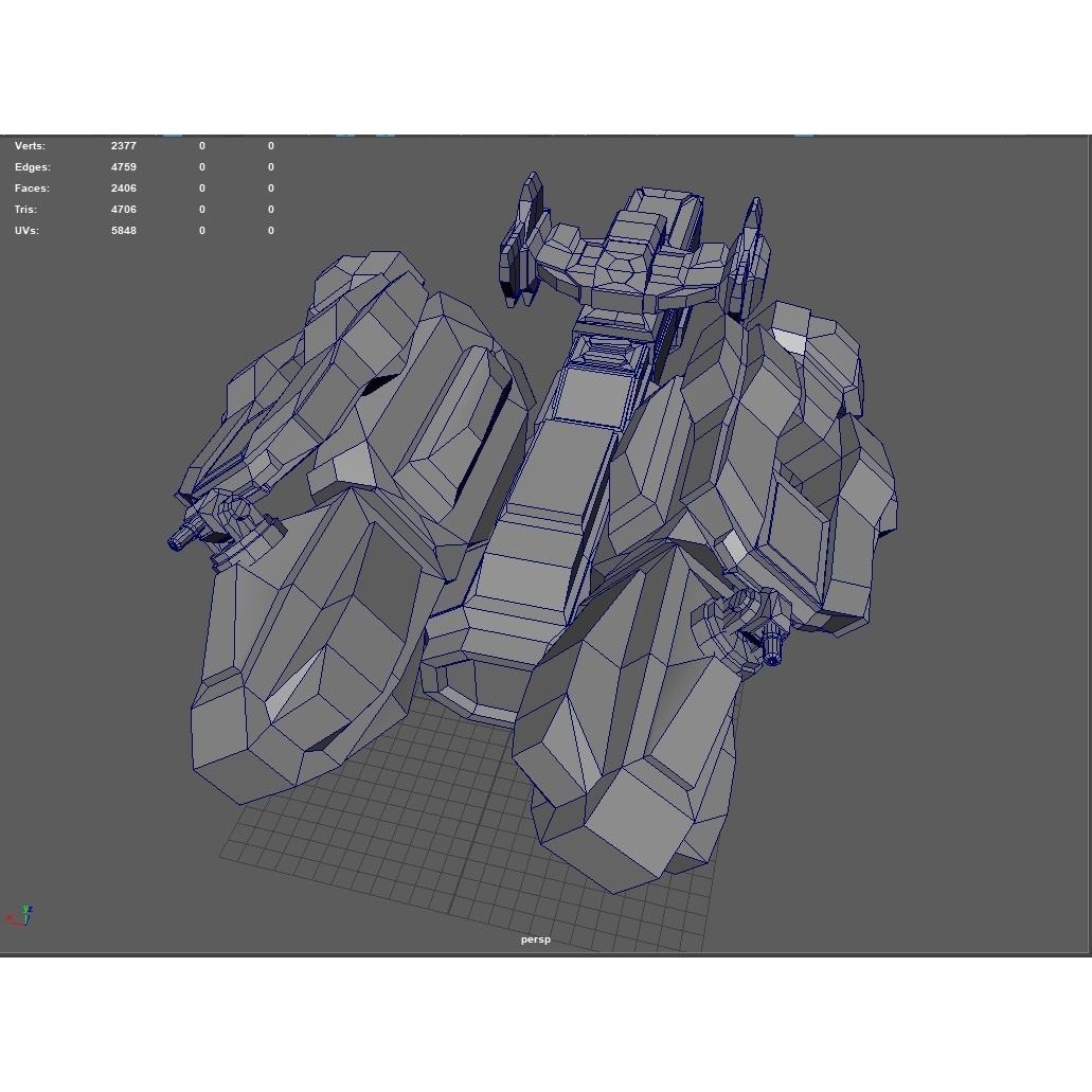 Sci-Fi Spaceship 3D Model – Low Poly PBR Game Asset, FBX - View 22