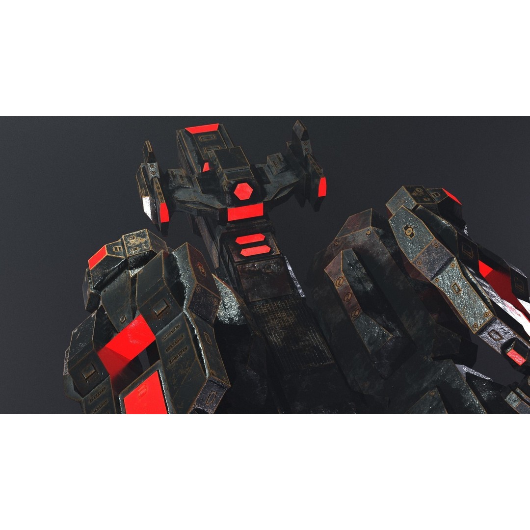 Sci-Fi Spaceship 3D Model – Low Poly PBR Game Asset, FBX - View 30