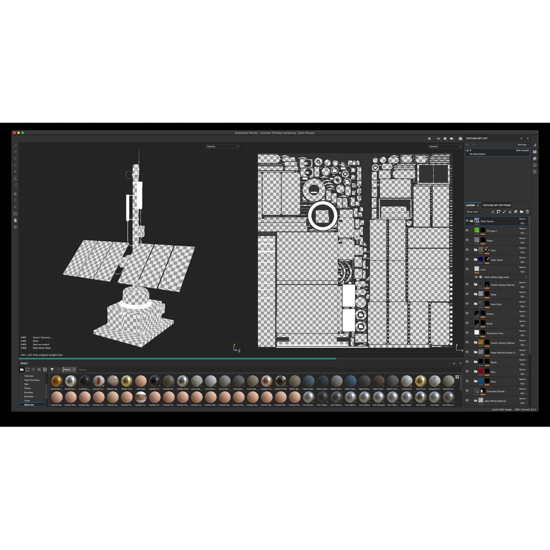 Solar Panel 3D Model – Low Poly PBR Asset, FBX/OBJ Formats - View 10
