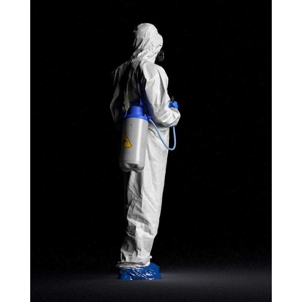 Disinfector 3D Model – Realistic Character in Protective Suit, FBX - View 46