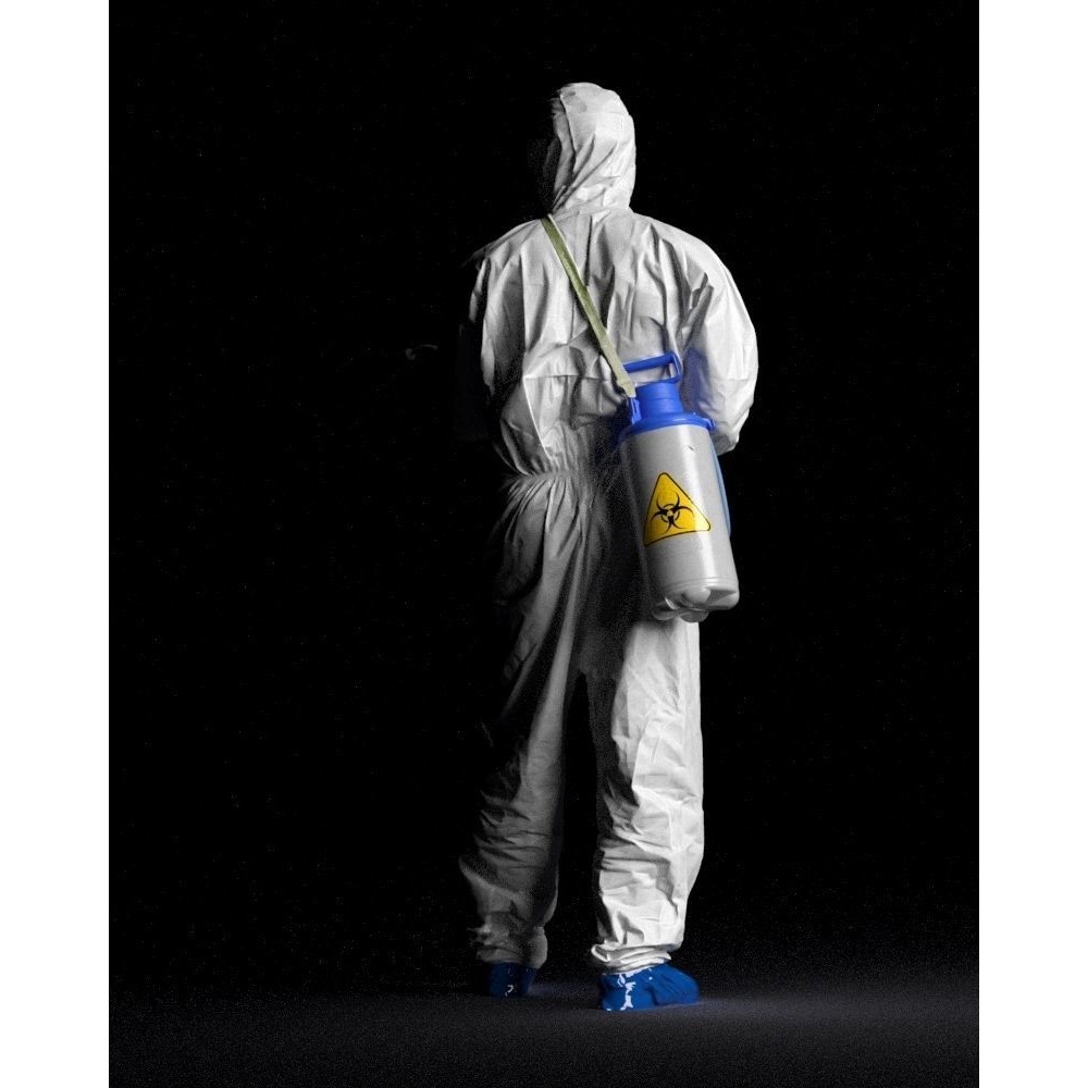 Disinfector 3D Model – Realistic Character in Protective Suit, FBX - View 47