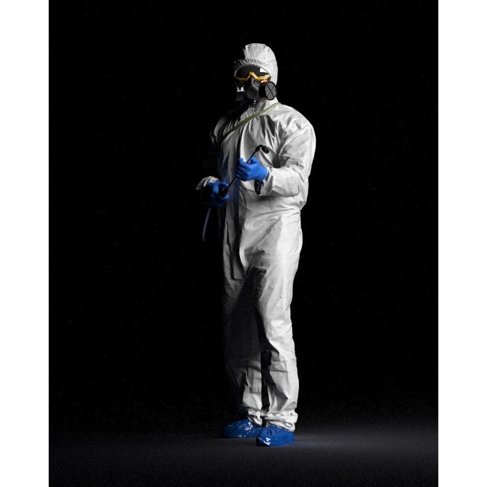 Disinfector 3D Model – Realistic Character in Protective Suit, FBX - View 51