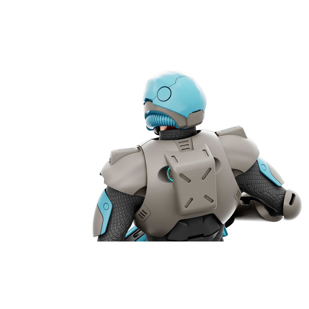 CYBORG SOL-90 3D Model – Rigged Sci-Fi Character for Unity & Unreal - View 27