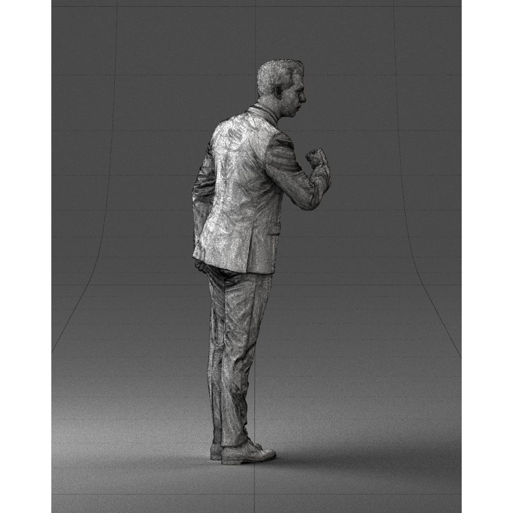 Business Man 3D Model – High Detail Corporate Character, FBX - View 16