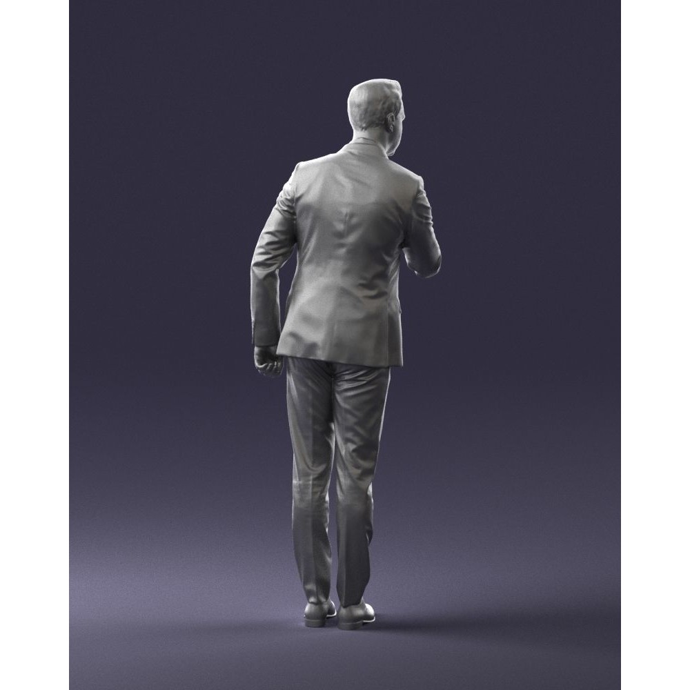 Business Man 3D Model – High Detail Corporate Character, FBX - View 18