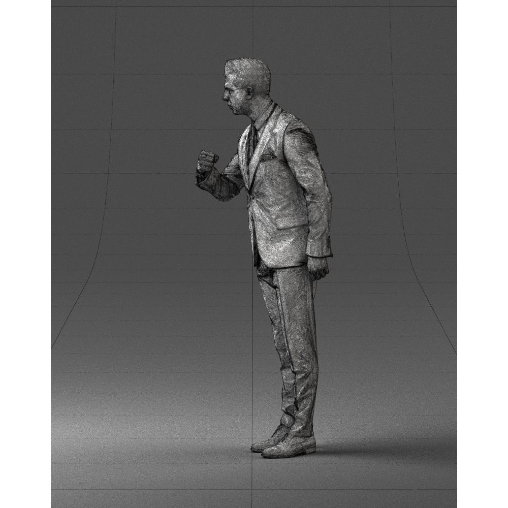 Business Man 3D Model – High Detail Corporate Character, FBX - View 28