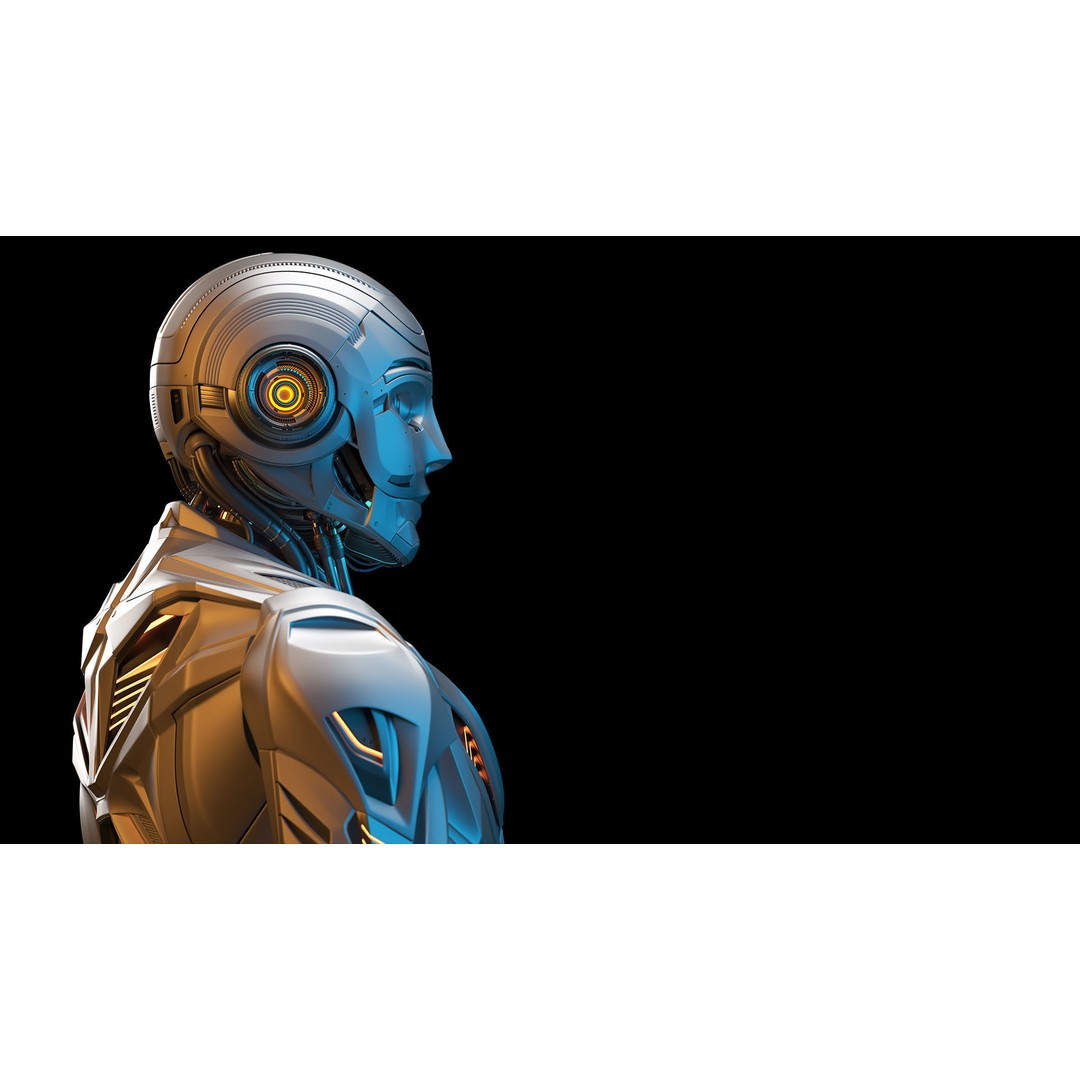 Futuristic Robot Man 3D Model – Rigged Sci-Fi Character, FBX - View 11