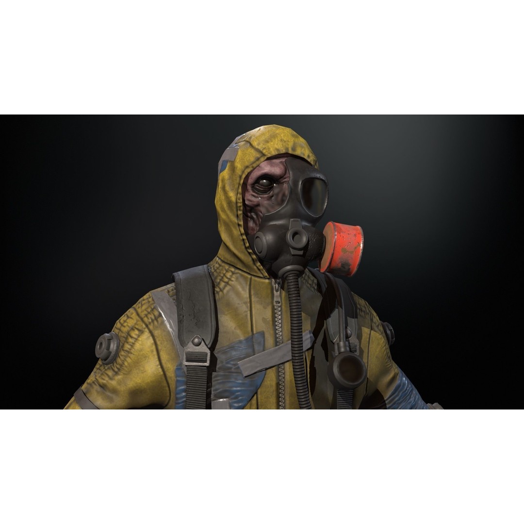 UrbanZombie4 3D Model – Low Poly Character with Rigging and Animations - View 16