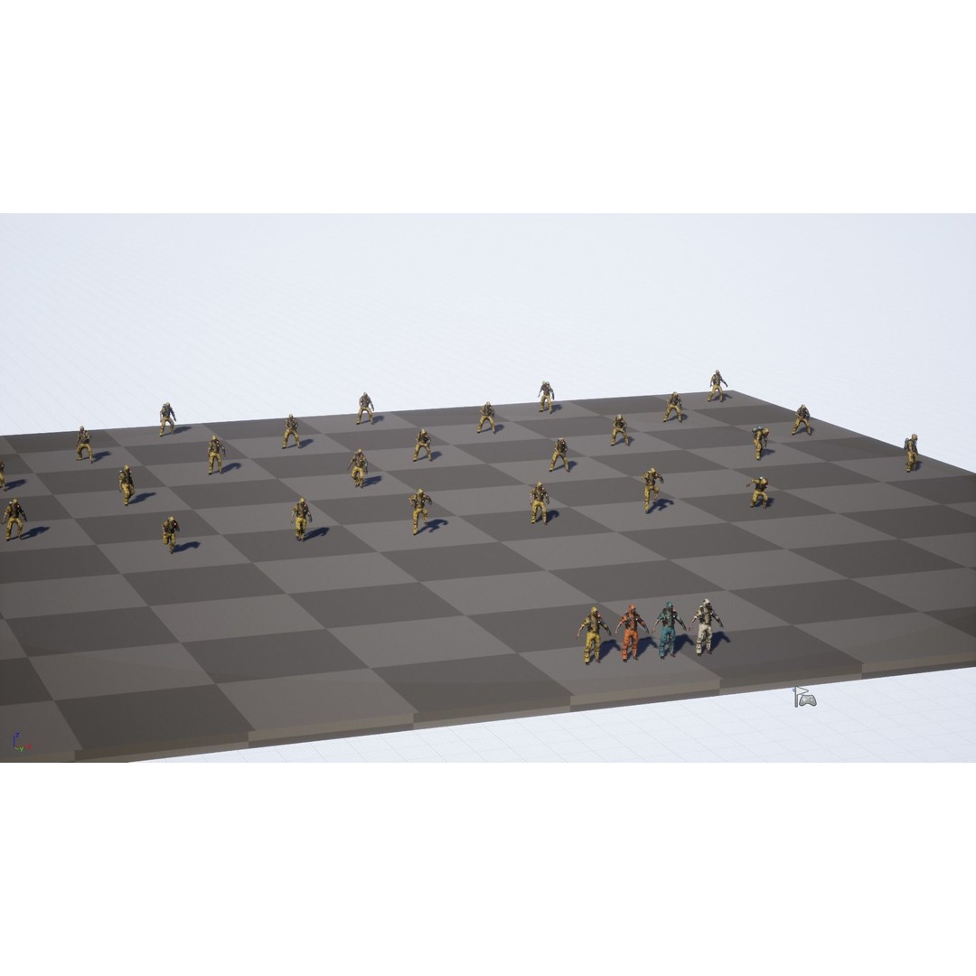 UrbanZombie4 3D Model – Low Poly Character with Rigging and Animations - View 39