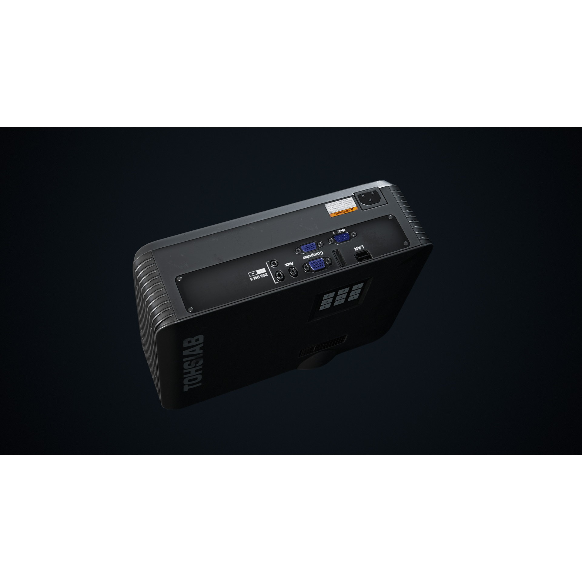 Projector - Low-Poly Game-Ready 3D Model - View 10