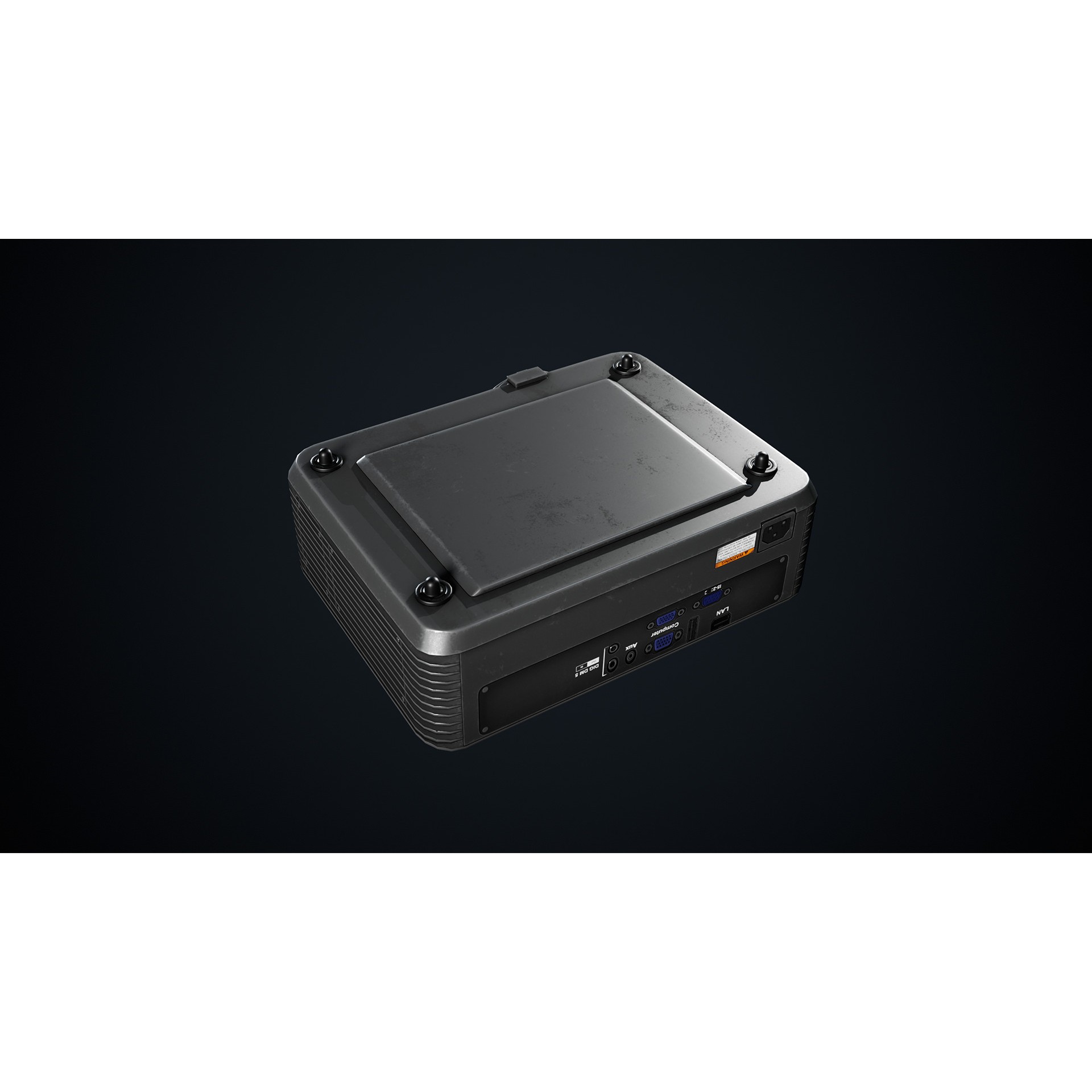 Projector - Low-Poly Game-Ready 3D Model - View 6