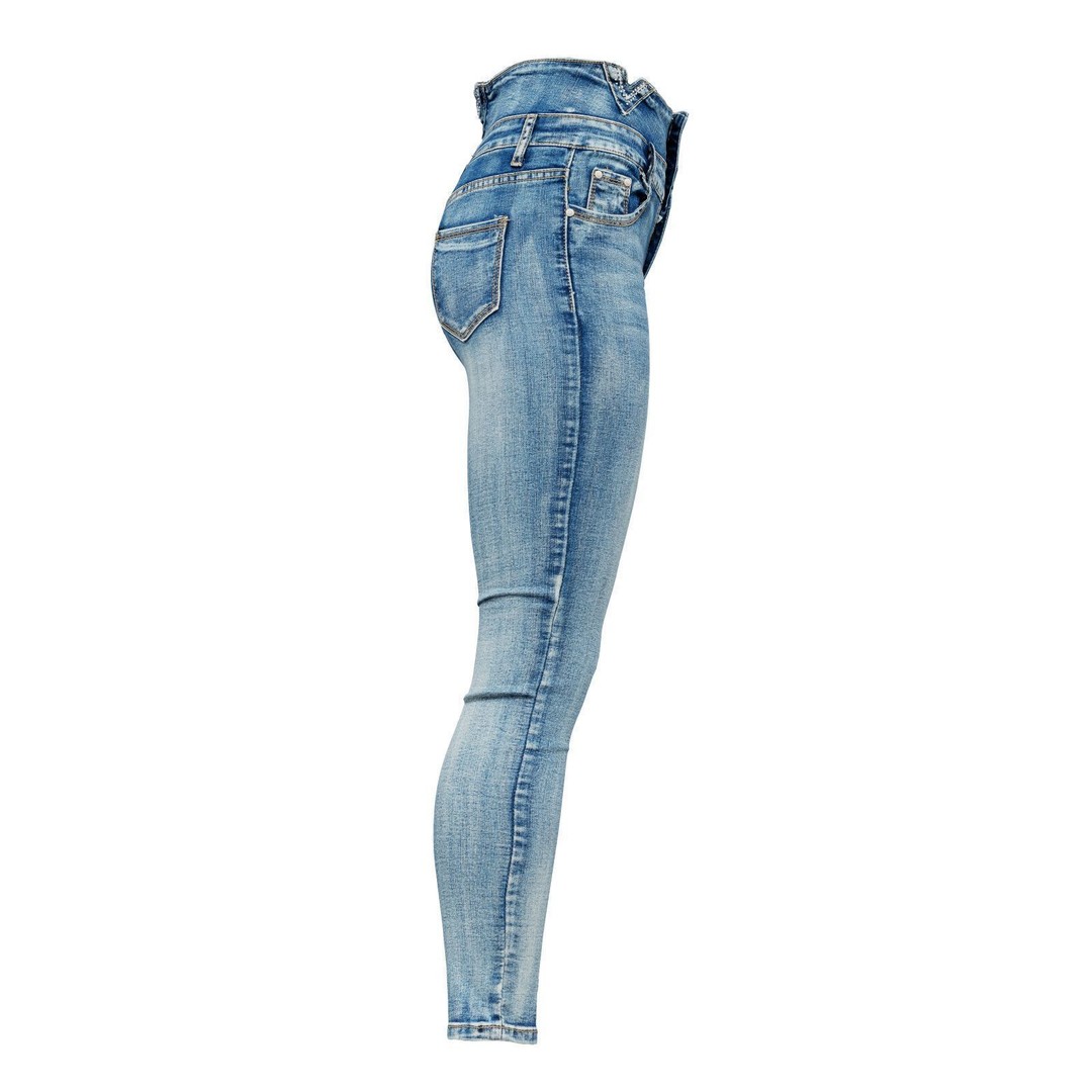 Stretchy Jeans 3D Model – Photorealistic PBR Clothing, FBX, OBJ - View 9