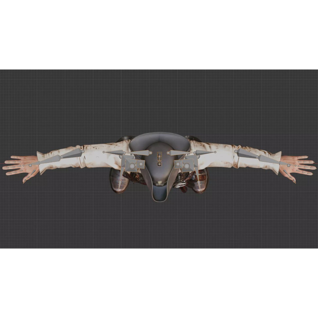 Pirate Captain 3D Model – Rigged Low-Poly Character, FBX - View 16
