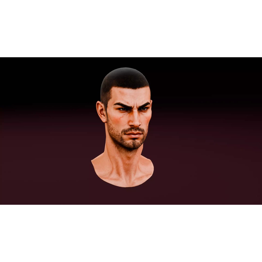 Pirate Captain 3D Model – Rigged Low-Poly Character, FBX - View 22