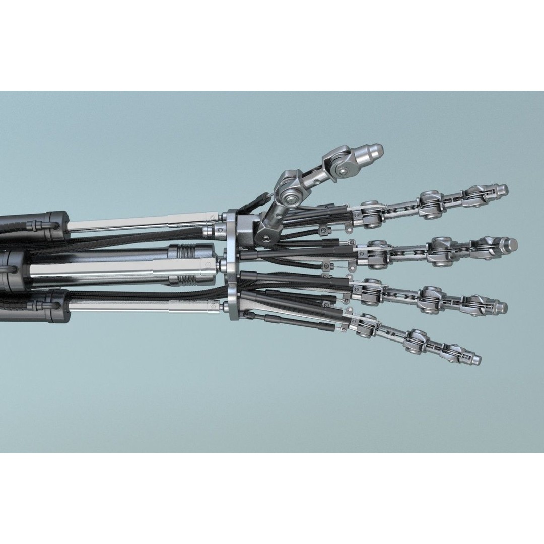 Terminator T-800 Endoskeleton 3D Model – High-Detail Rigged Character, FBX - View 12