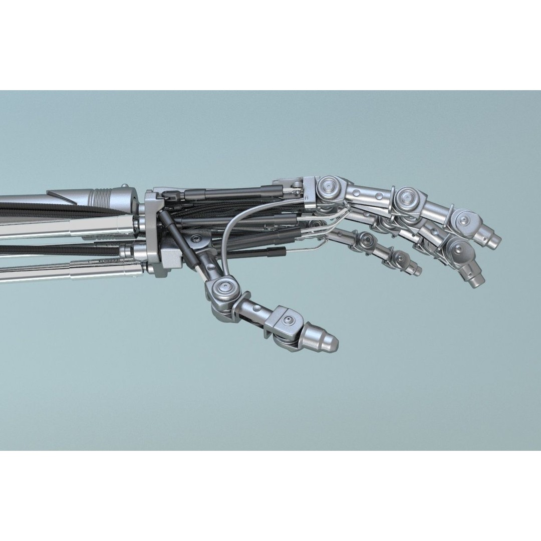 Terminator T-800 Endoskeleton 3D Model – High-Detail Rigged Character, FBX - View 13