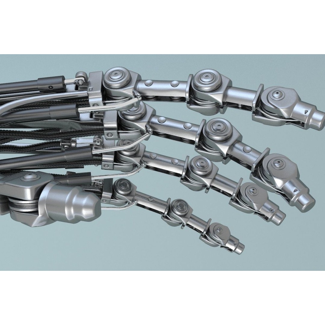 Terminator T-800 Endoskeleton 3D Model – High-Detail Rigged Character, FBX - View 14