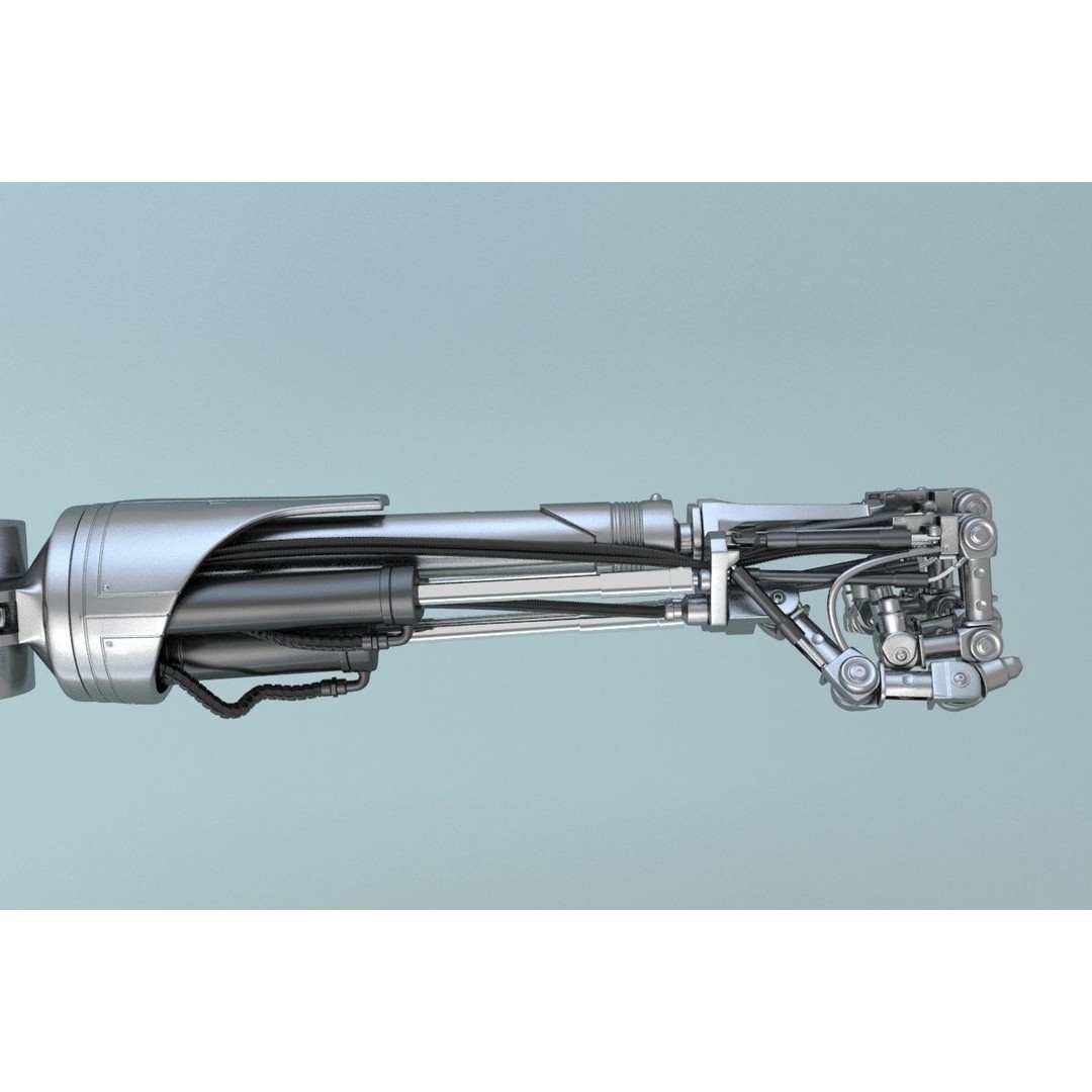 Terminator T-800 Endoskeleton 3D Model – High-Detail Rigged Character, FBX - View 16
