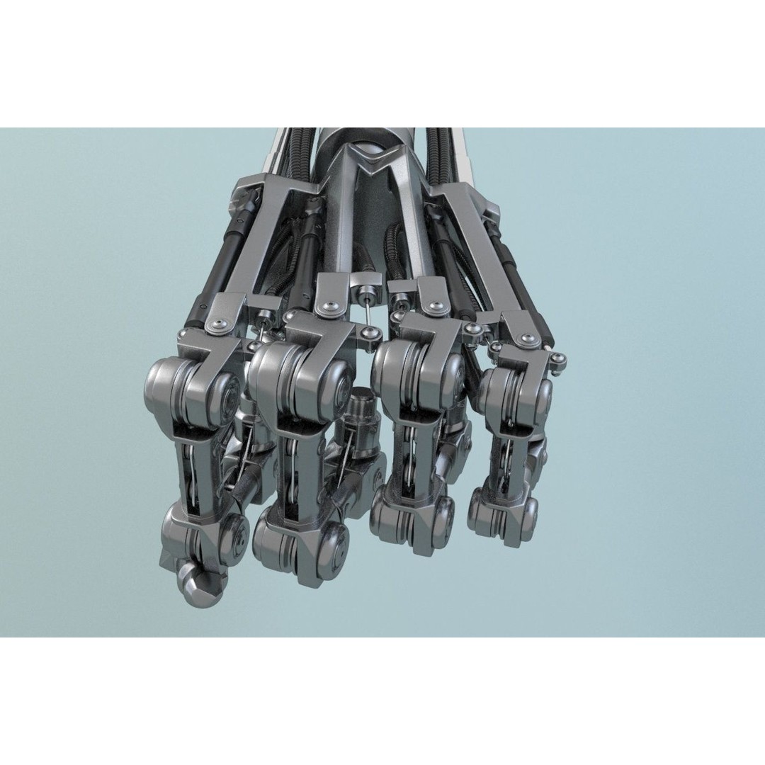 Terminator T-800 Endoskeleton 3D Model – High-Detail Rigged Character, FBX - View 21