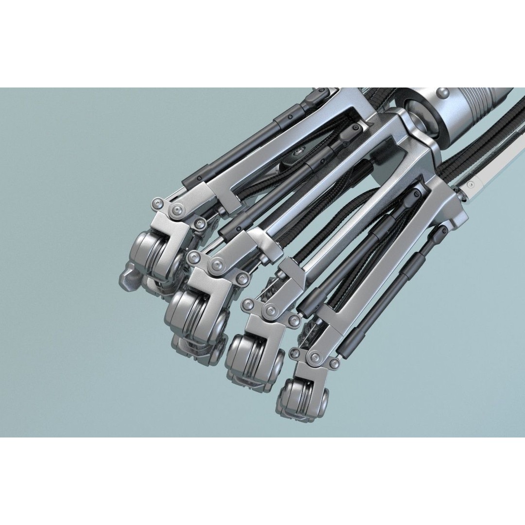 Terminator T-800 Endoskeleton 3D Model – High-Detail Rigged Character, FBX - View 22