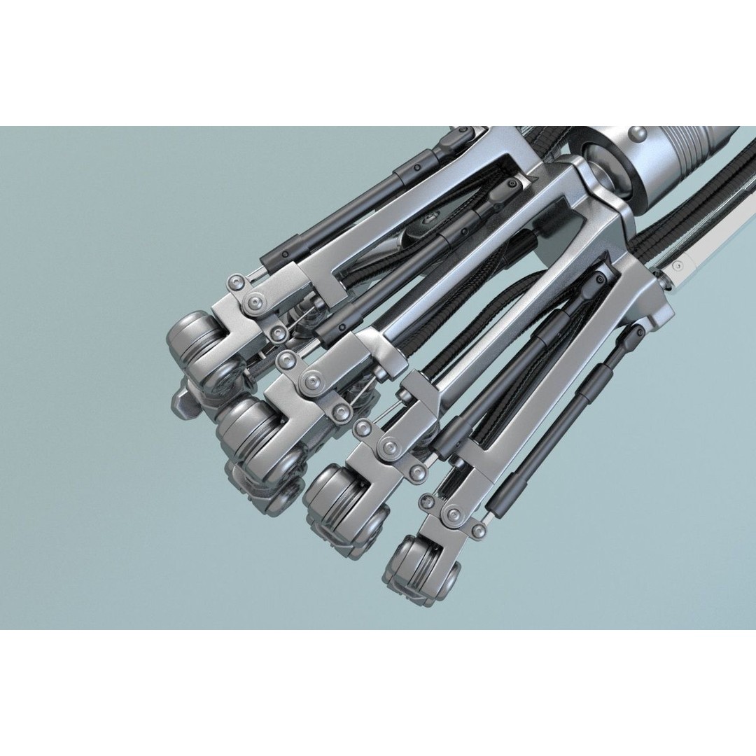 Terminator T-800 Endoskeleton 3D Model – High-Detail Rigged Character, FBX - View 23