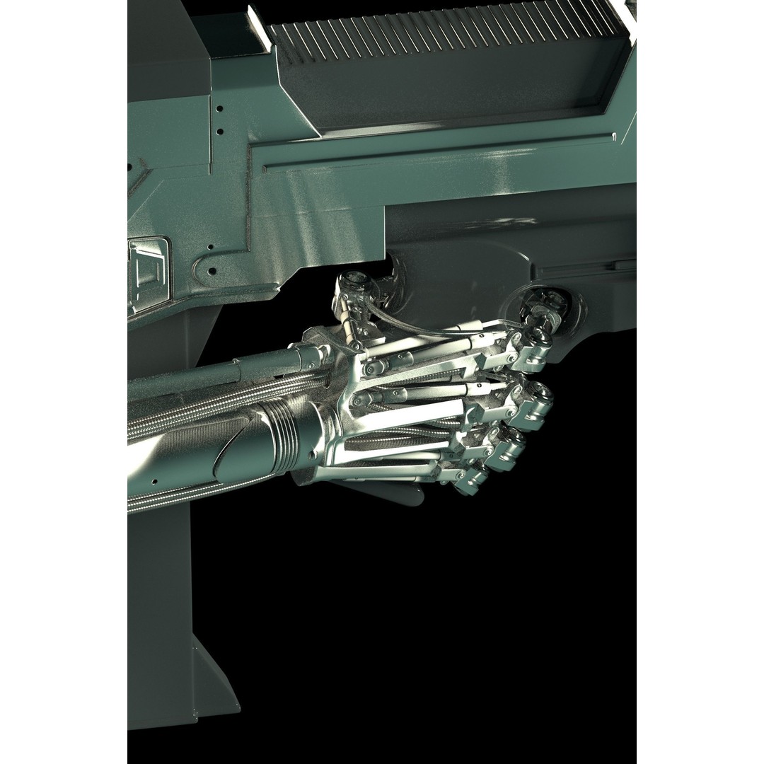 Terminator T-800 Endoskeleton 3D Model – High-Detail Rigged Character, FBX - View 24
