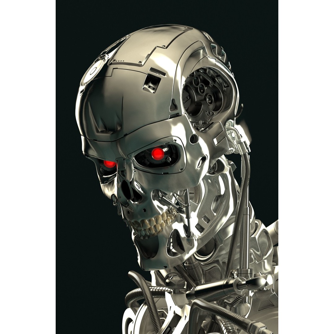 Terminator T-800 Endoskeleton 3D Model – High-Detail Rigged Character, FBX - View 25