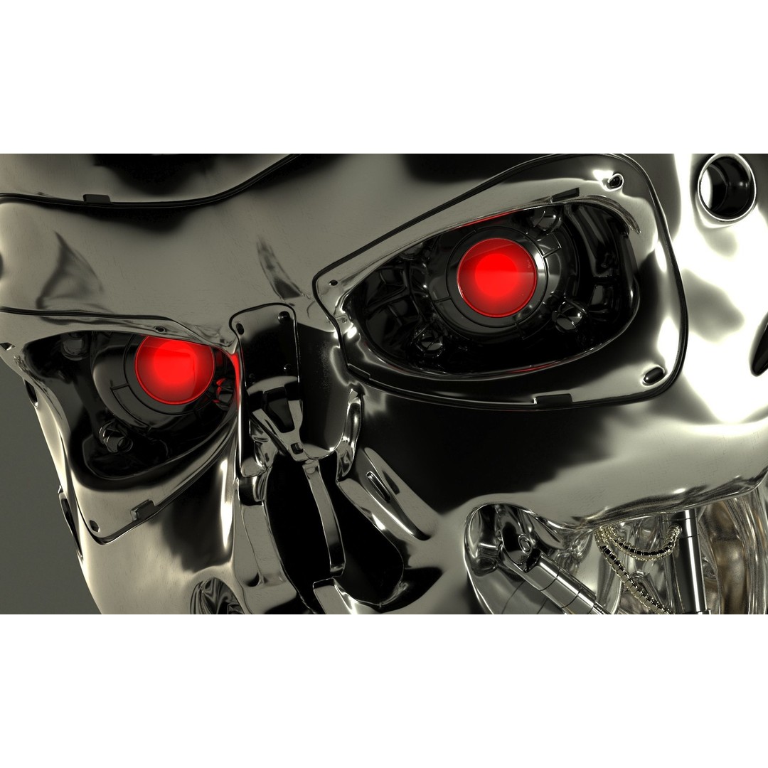 Terminator T-800 Endoskeleton 3D Model – High-Detail Rigged Character, FBX - View 33