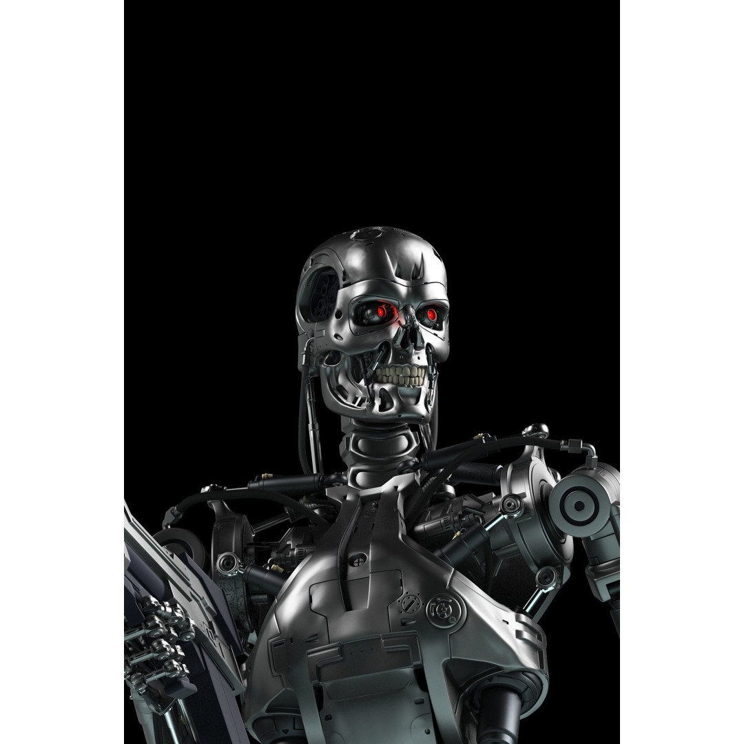 Terminator T-800 Endoskeleton 3D Model – High-Detail Rigged Character, FBX - View 7