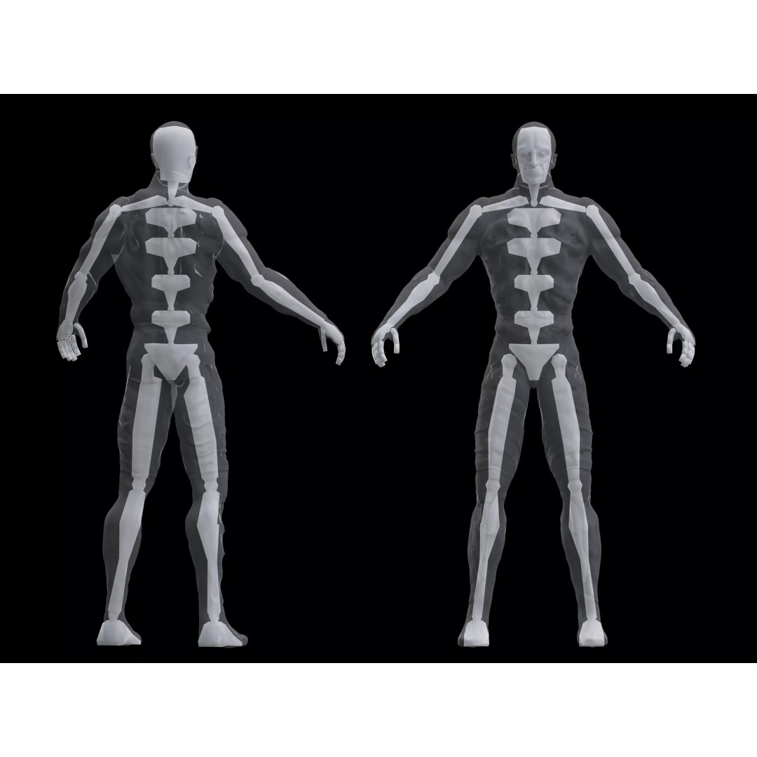 Engineer 3D Model – Low Poly Sci-Fi Character, FBX, Rigged - View 10