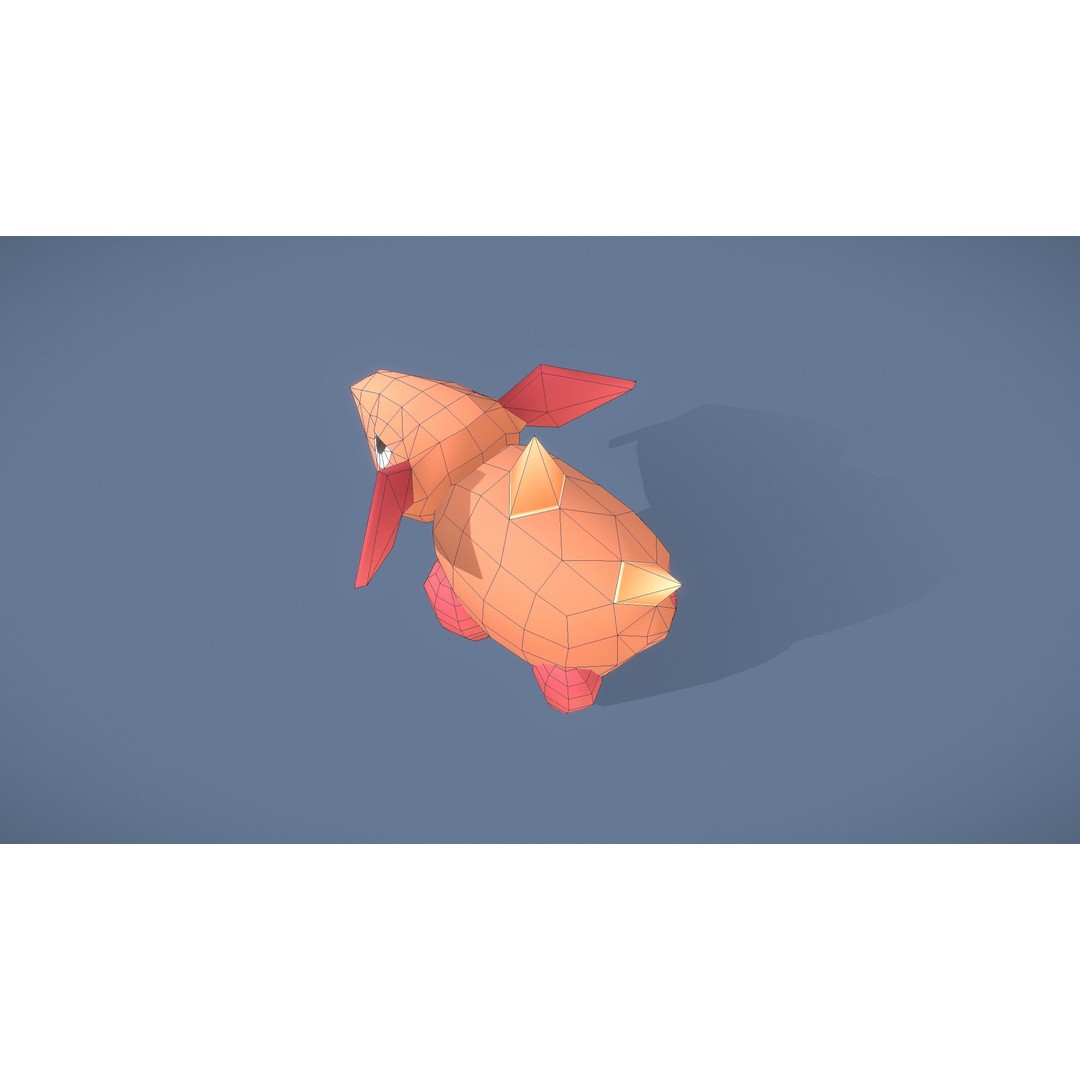 Cartoon Characters 3D Model – Low Poly Game Asset, Rigged & Animated - View 10