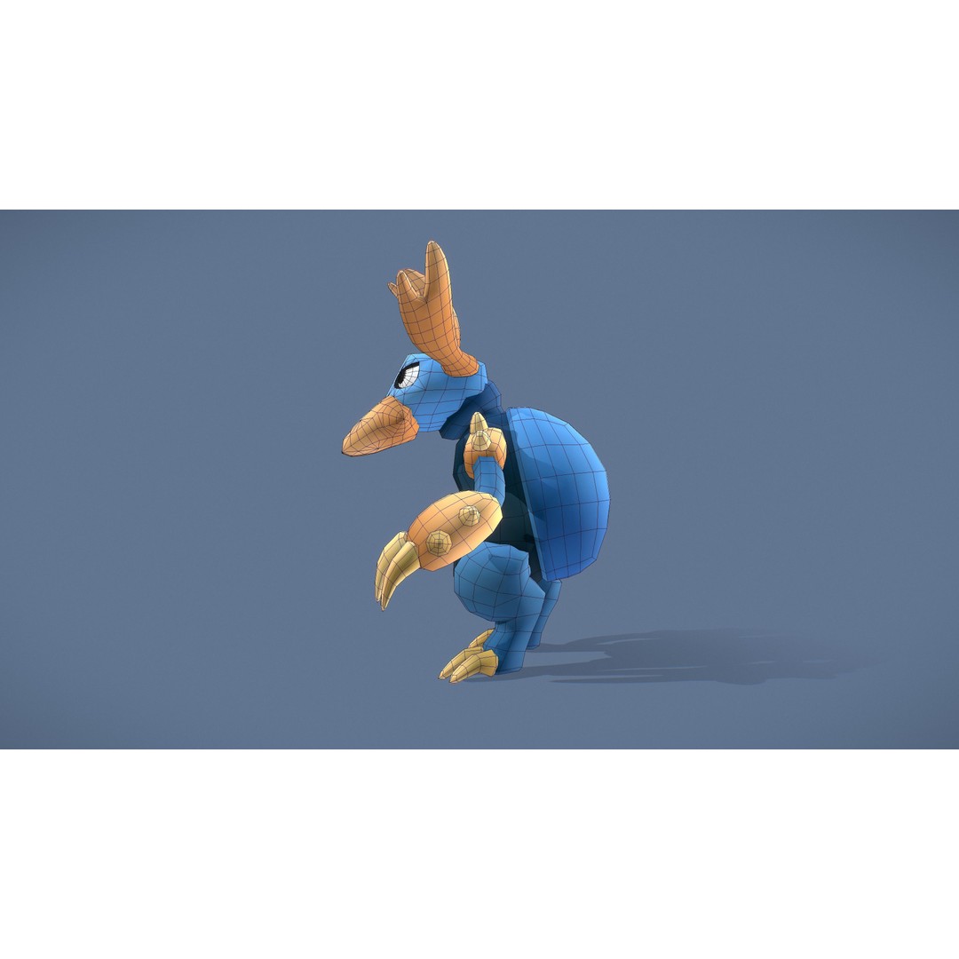 Cartoon Characters 3D Model – Low Poly Game Asset, Rigged & Animated - View 101