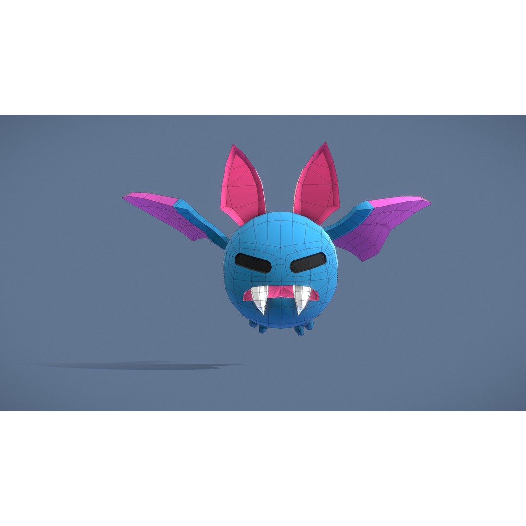 Cartoon Characters 3D Model – Low Poly Game Asset, Rigged & Animated - View 106