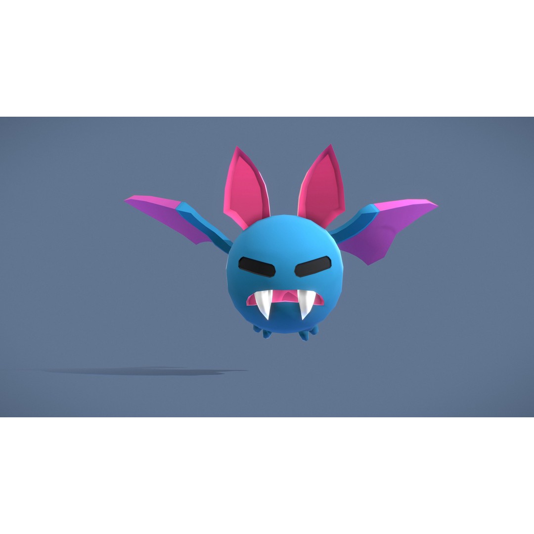 Cartoon Characters 3D Model – Low Poly Game Asset, Rigged & Animated - View 107