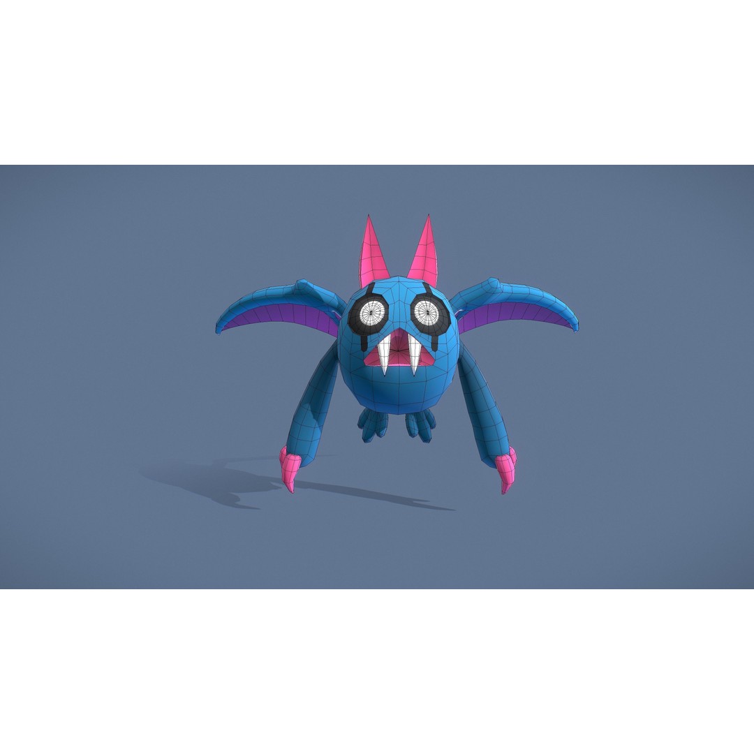 Cartoon Characters 3D Model – Low Poly Game Asset, Rigged & Animated - View 110