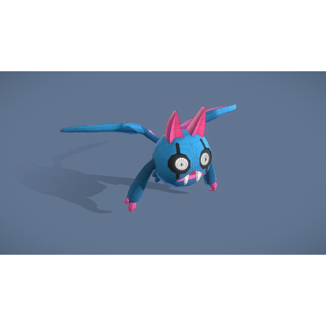 Cartoon Characters 3D Model – Low Poly Game Asset, Rigged & Animated - View 111
