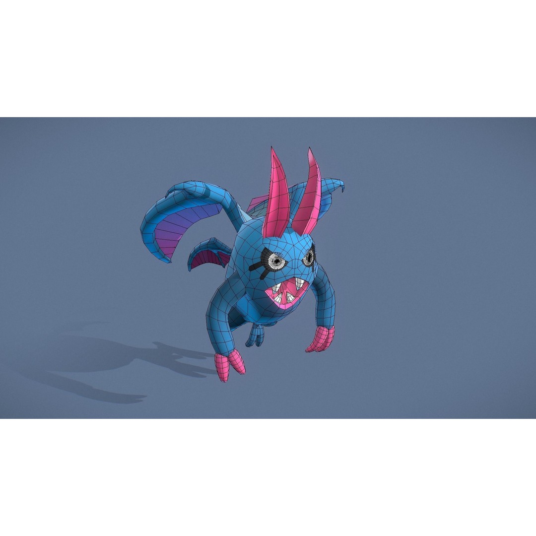 Cartoon Characters 3D Model – Low Poly Game Asset, Rigged & Animated - View 112