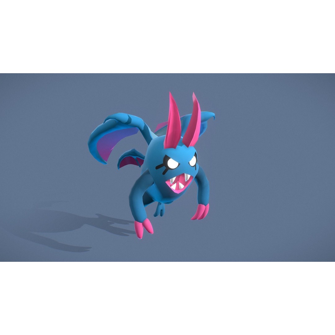 Cartoon Characters 3D Model – Low Poly Game Asset, Rigged & Animated - View 115