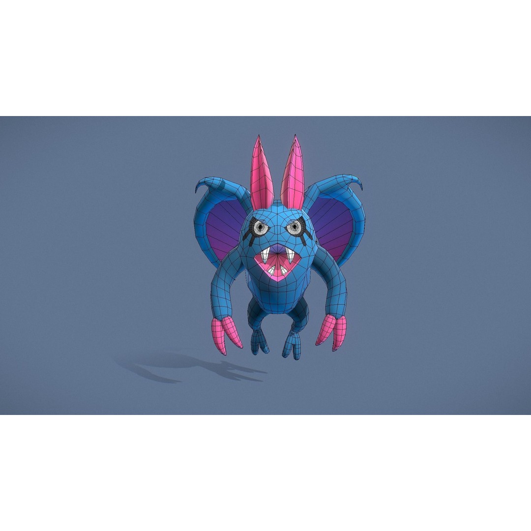 Cartoon Characters 3D Model – Low Poly Game Asset, Rigged & Animated - View 117