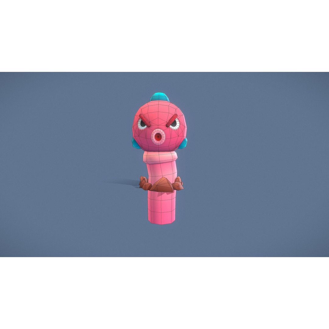 Cartoon Characters 3D Model – Low Poly Game Asset, Rigged & Animated - View 122