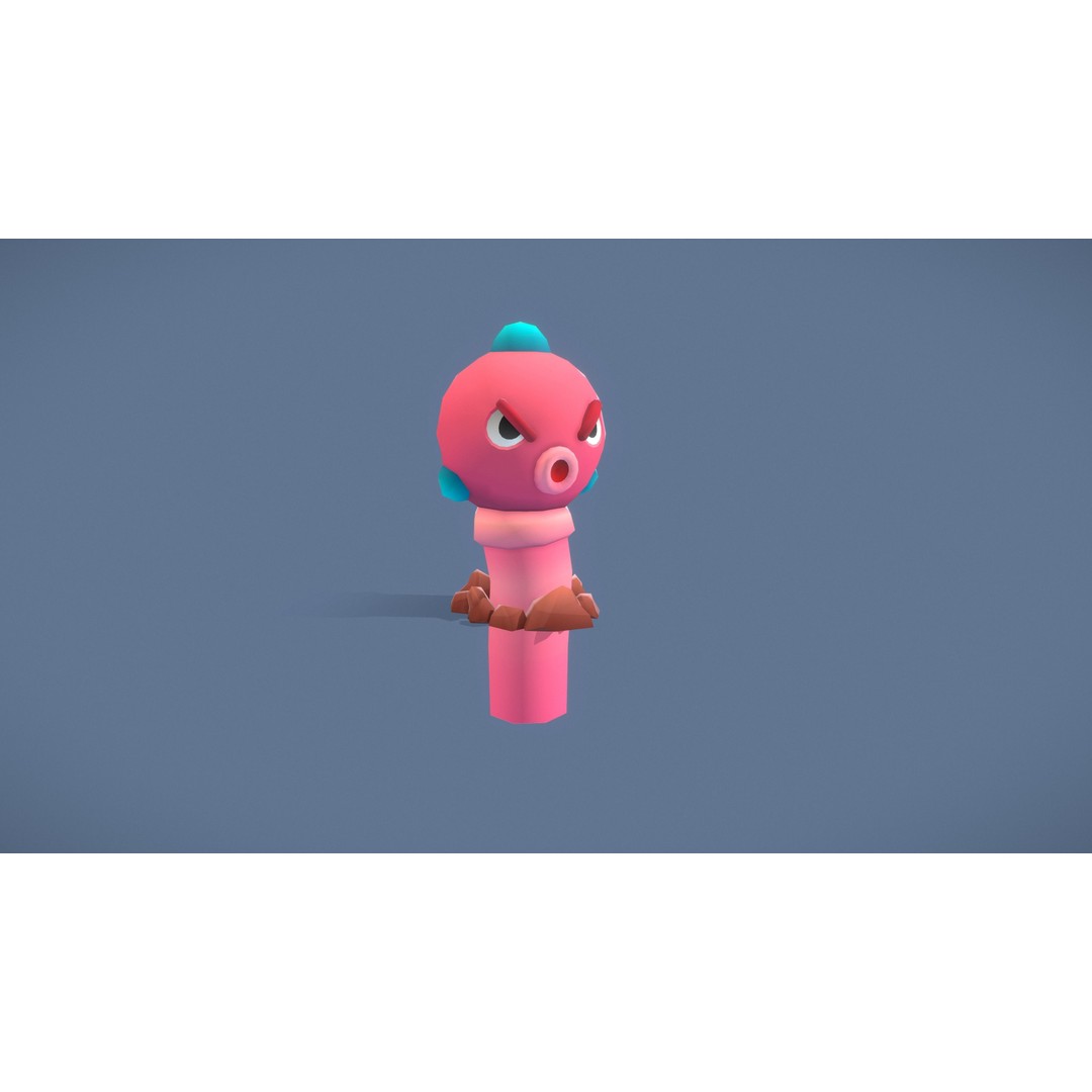 Cartoon Characters 3D Model – Low Poly Game Asset, Rigged & Animated - View 125