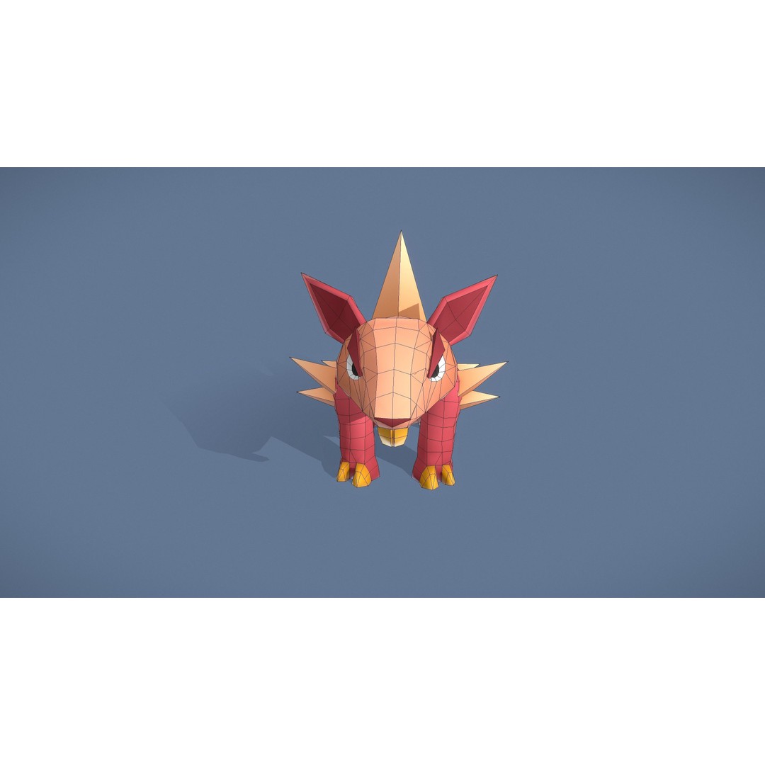 Cartoon Characters 3D Model – Low Poly Game Asset, Rigged & Animated - View 13