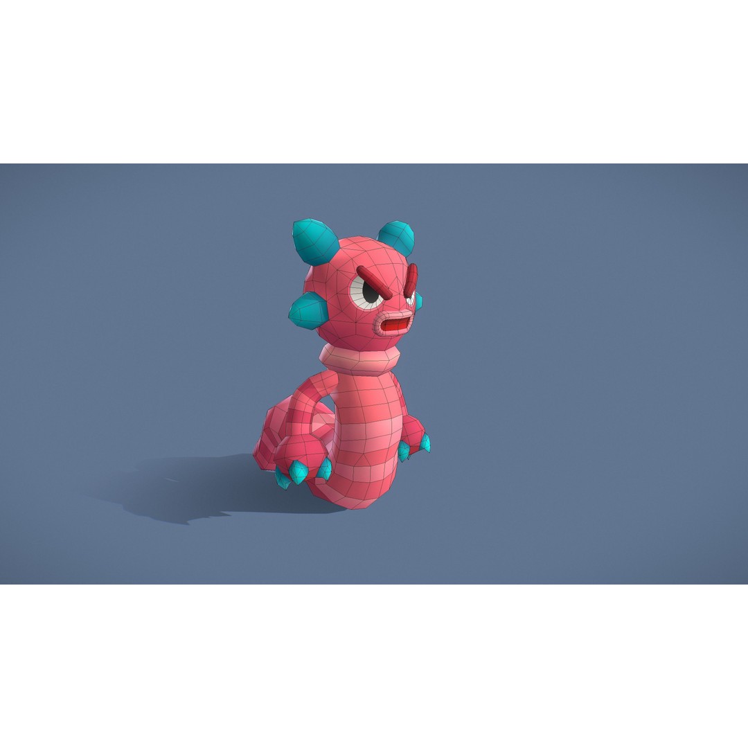 Cartoon Characters 3D Model – Low Poly Game Asset, Rigged & Animated - View 134